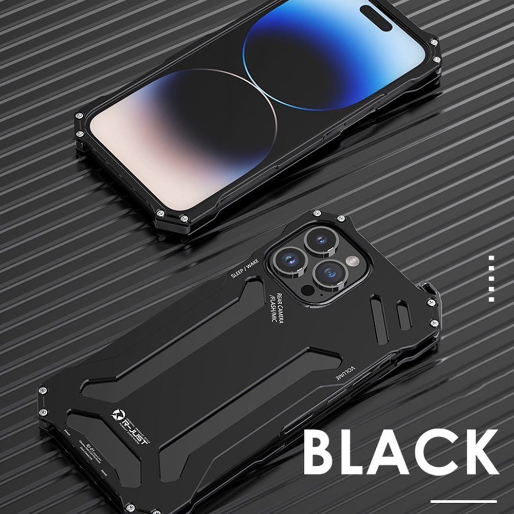 R-Just Alloy Metal Half-Wrapped Case for iPhone - Premium Mobile Phone Cases from R-Just - Just $32! Shop now at Dressmycell.com R-Just Alloy Metal Half-Wrapped Case for iPhone - Premium Mobile Phone Cases from R-Just - Just $32! Shop now at Dressmycell.com